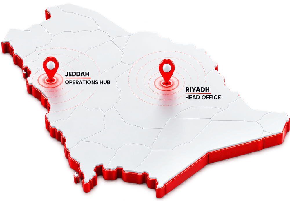 Saudi Arabia map